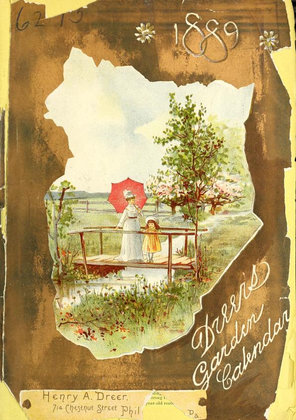 Dreer's Garden Calendar 1889